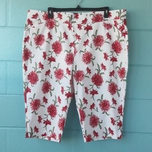NWT "Coral Bay" Womans Mid-Rise  Skimmer Shorts Size 24W FINAL PRICE